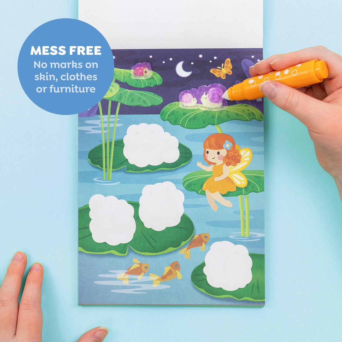 Coloriage magique enfant fées – carnet sans tache 2 ans TIGER TRIBE