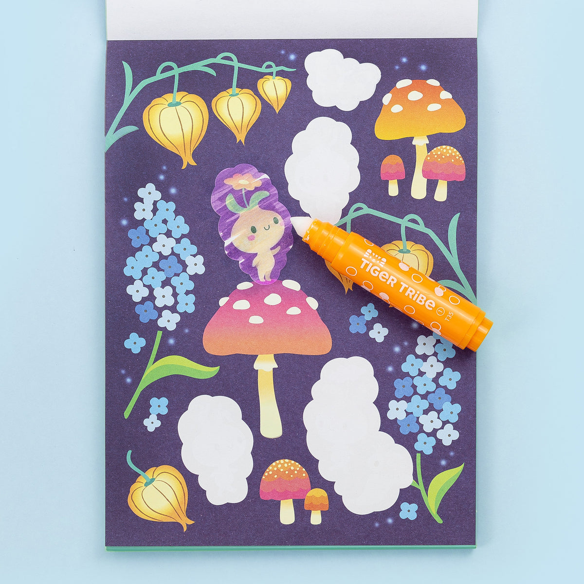 Coloriage magique enfant fées – carnet sans tache 2 ans TIGER TRIBE