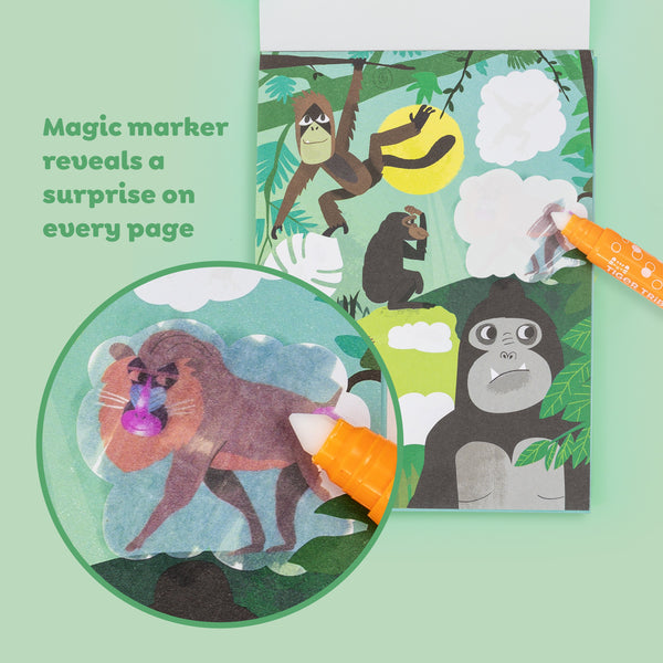 Coloriage magique enfant zoo – carnet coloriage sans tache 2 ans TIGER TRIBE