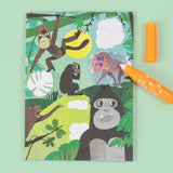 Coloriage magique enfant zoo – carnet coloriage sans tache 2 ans TIGER TRIBE