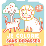 Coloriages fluo – Animaux de la savane – Dès 3 ans AUZOU