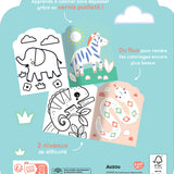 Coloriages fluo – Animaux de la savane – Dès 3 ans AUZOU