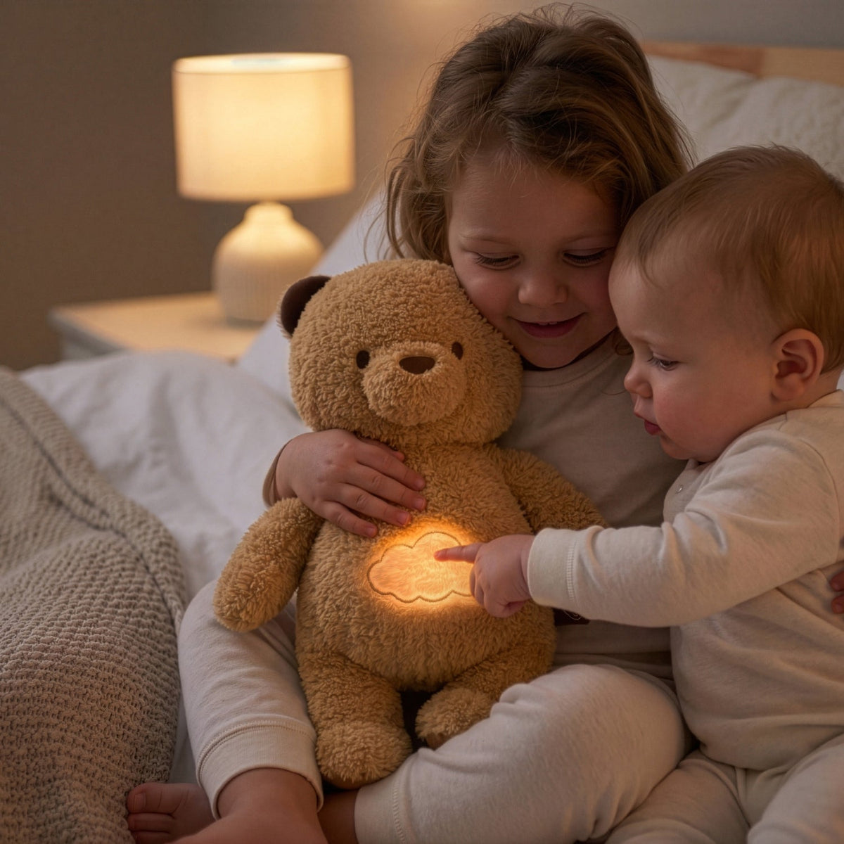 Cookie – L’Ours musical et lumineux qui respire myHummy