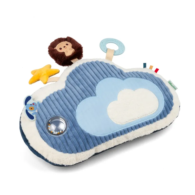 Coussin d’activités Jules le Chien – coussin d’éveil bébé dès 3 mois NOUKIES