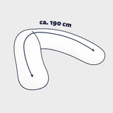 Coussin d’allaitement en coton biologique – grossesse et maternité birdy JULIUS ZOLNER