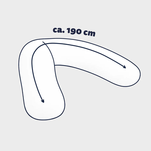 Coussin d’allaitement en coton jersey – grossesse et maternité Little goose JULIUS ZOLNER