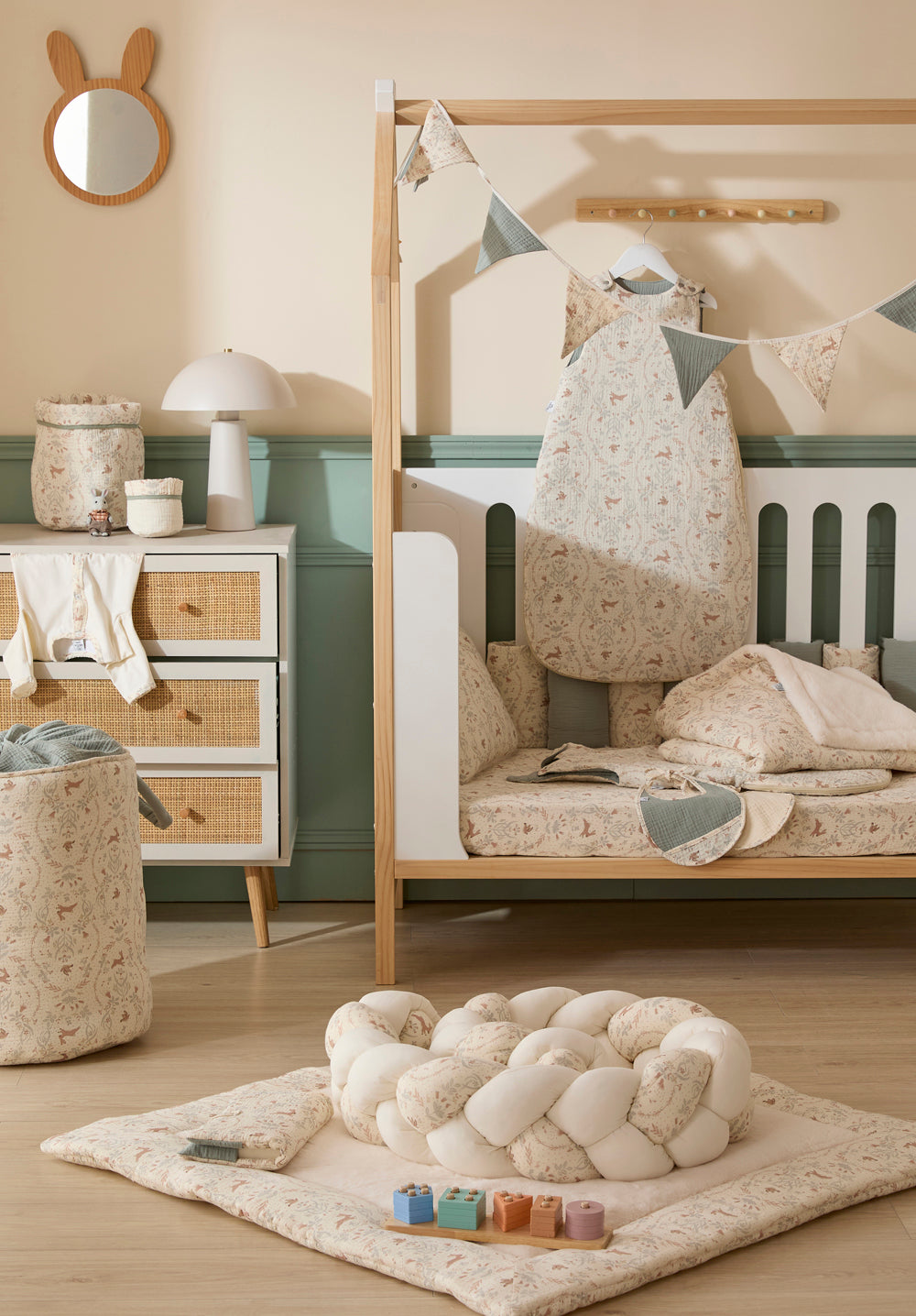 Gigoteuse bébé coton jardin enchanté BB & CO