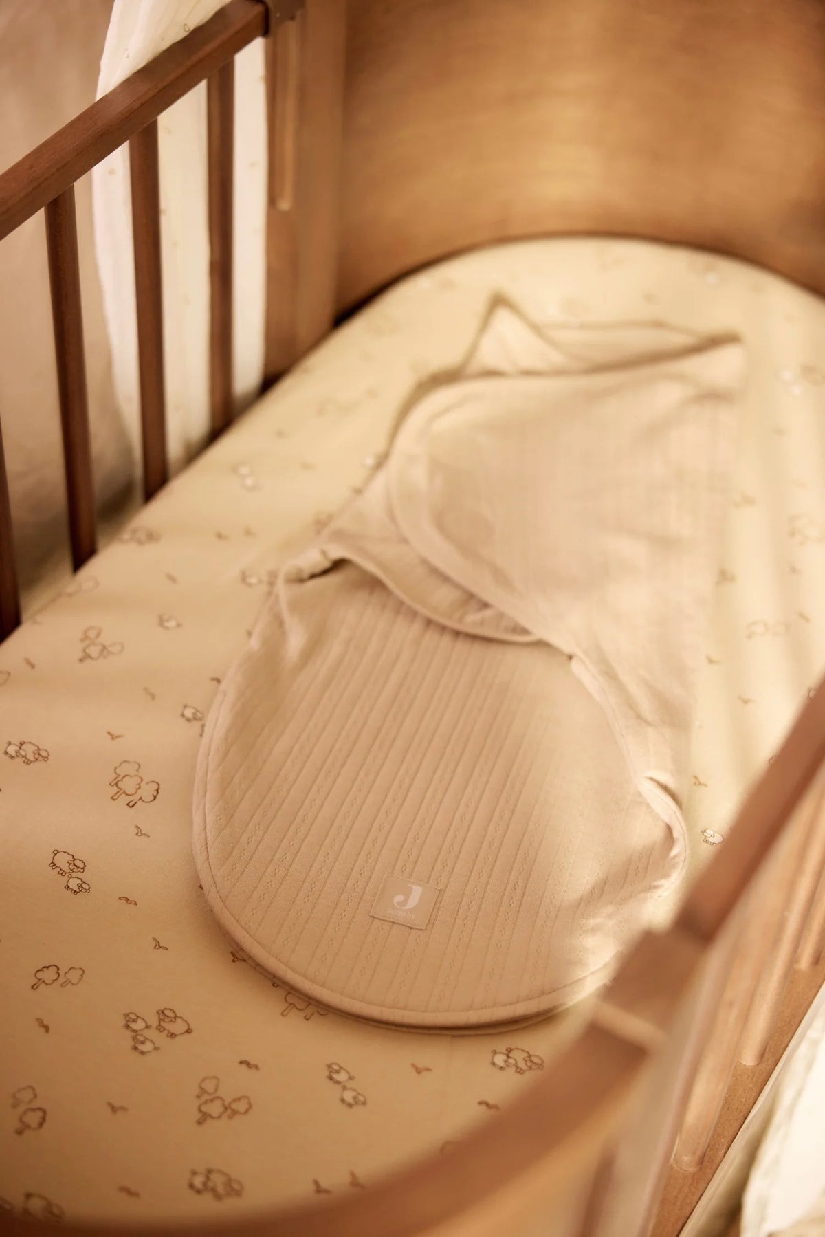 Couverture d'emmaillotage bébé 0-3 mois – Ajour sand JOLLEIN