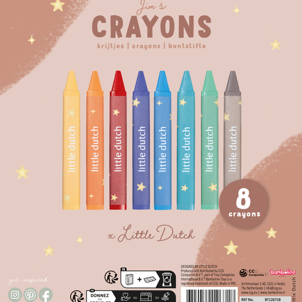 Crayons de cire - Jim LITTLE DUTCH