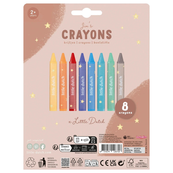 Crayons de cire - Jim LITTLE DUTCH