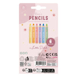 Crayons de couleur en bois - Rosa LITTLE DUTCH