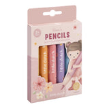 Crayons de couleur en bois - Rosa LITTLE DUTCH