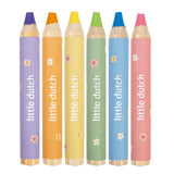 Crayons de couleur en bois - Rosa LITTLE DUTCH