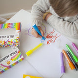 Crayons soyeux aquarellables – 8 couleurs – Dès 3 ans TIGER TRIBE