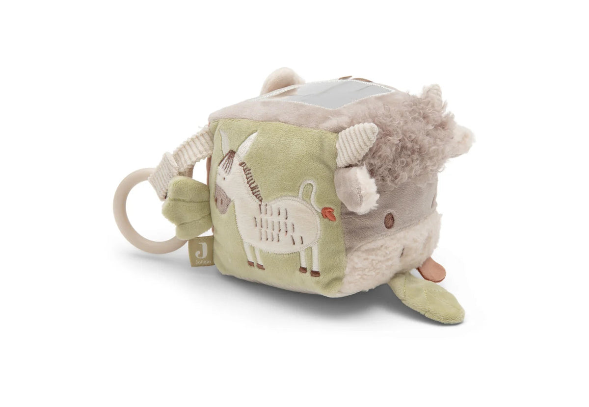 Cube d’activités bébé Barn Buddies – Dès la naissance JOLLEIN