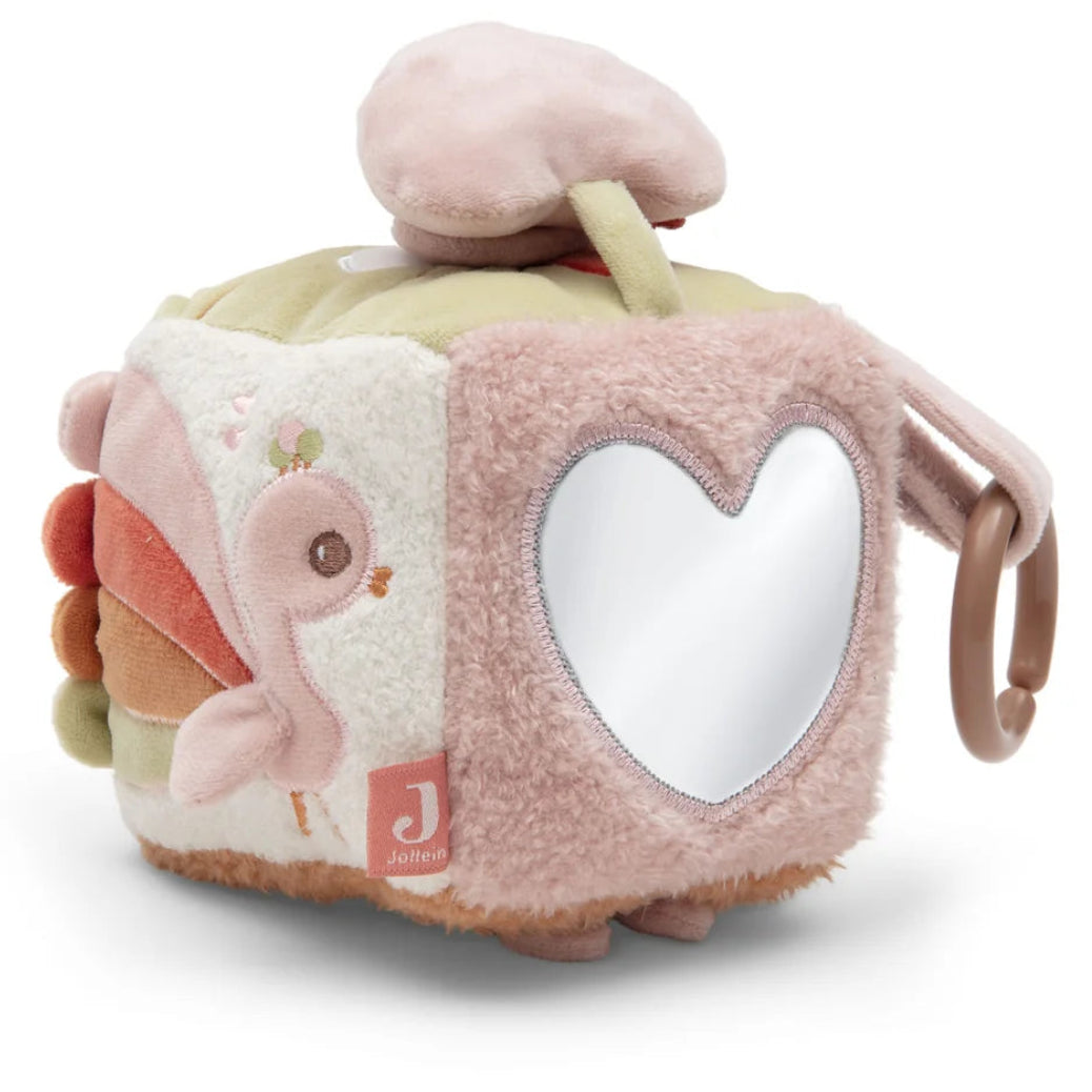Cube d’activités bébé Soft Plumes – Jouet sensoriel | Jollein