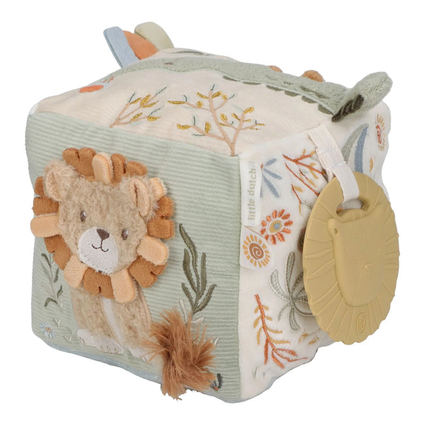 Cube d’activités soft Safari Friends – jouet sensoriel bébé