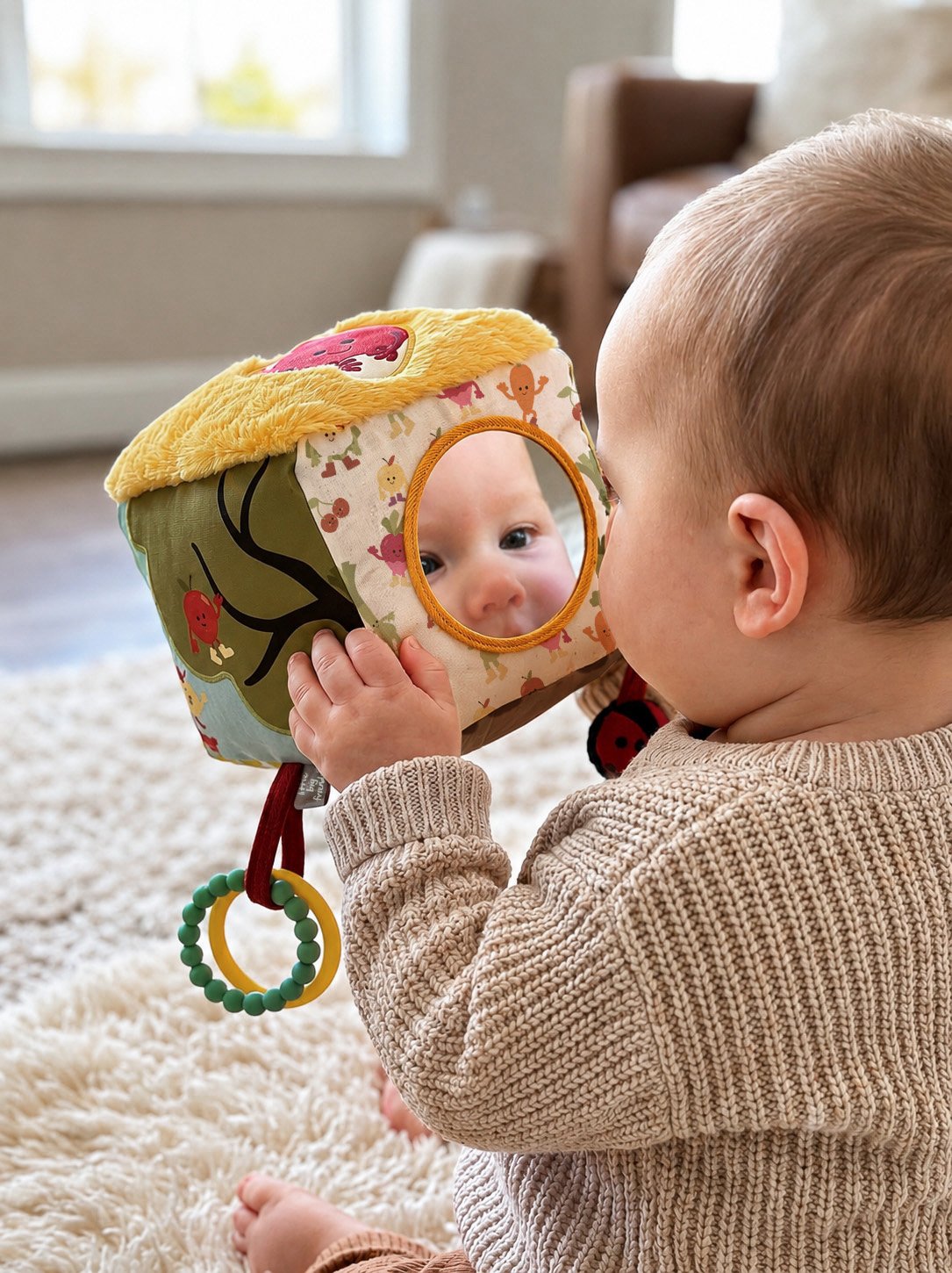 Cube d'éveil Potager – Un adorable jouet sensoriel pour bébé 🌱 LITTLE BIG FRIENDS