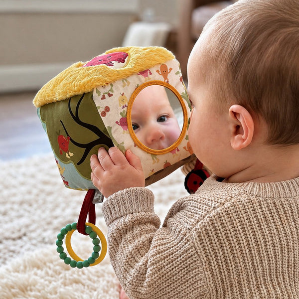 Cube d'éveil Potager – Un adorable jouet sensoriel pour bébé 🌱 LITTLE BIG FRIENDS