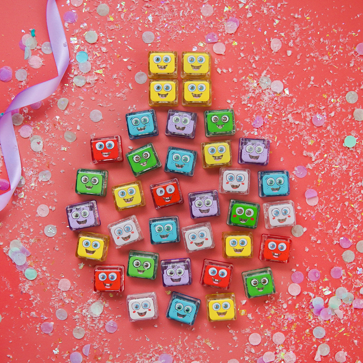SAMMY CUBES LUMINEUX ROUGE GLO PALS