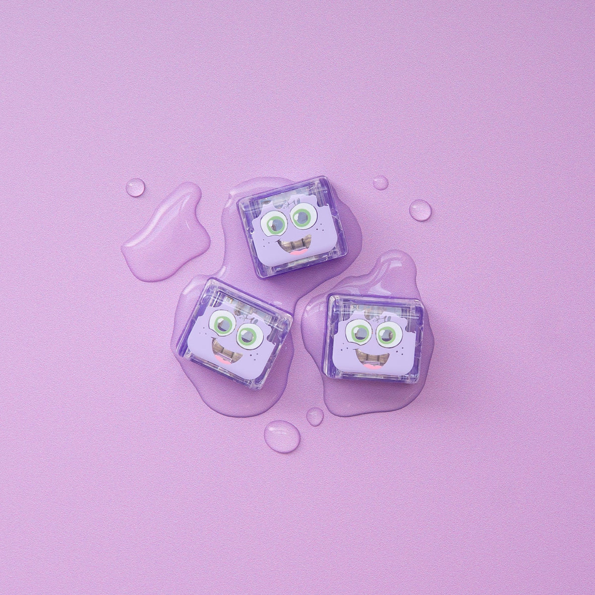 LILA CUBES LUMINEUX VIOLETS GLO PALS