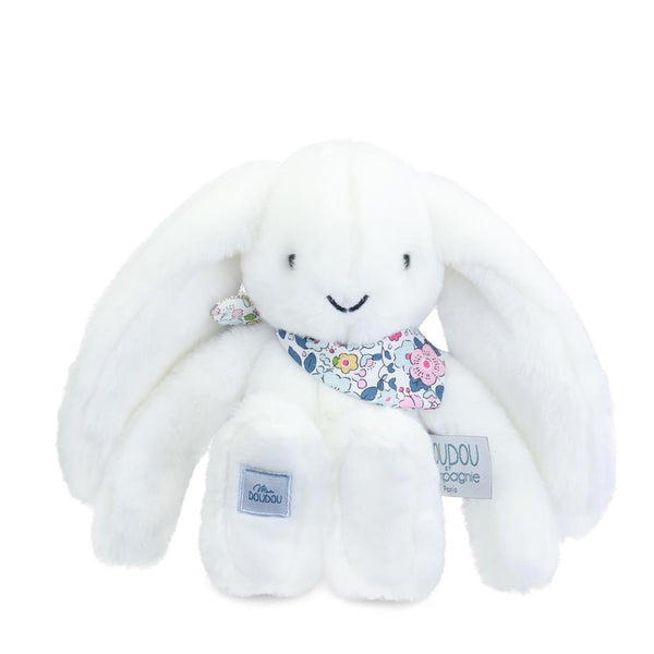 LAPIN FLEURETTE - Blanc 25 cm