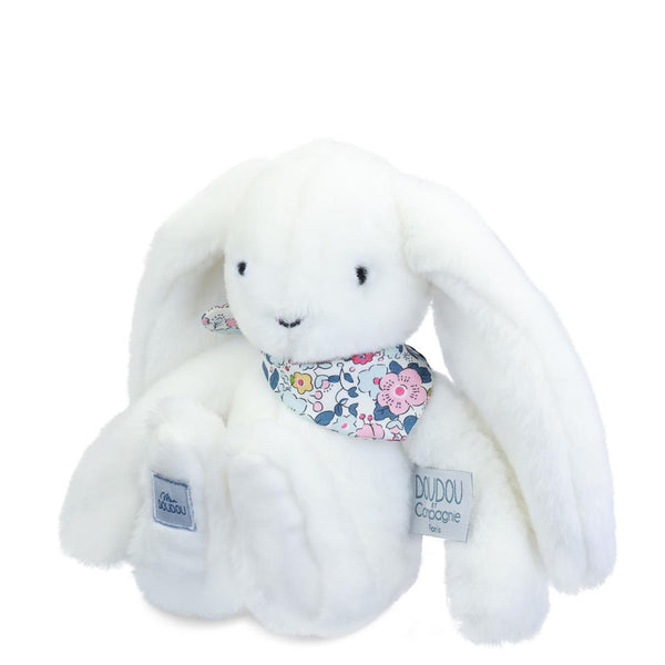 LAPIN FLEURETTE - Blanc 25 cm