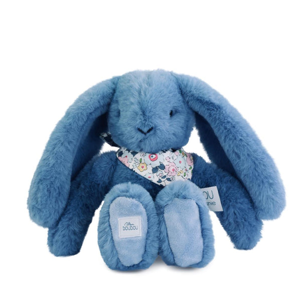 LAPIN FLEURETTE - BLEU 25 cm