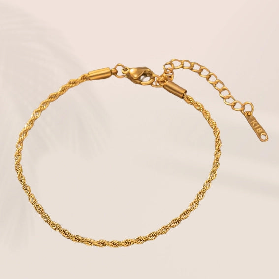 Bracelet Réglable Torsade Avent Bébé