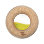 Donut jouet d’éveil sensoriel jaune – jouet en bois bébé PETIT BOOM