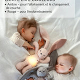 MyHummy Lapin rose 5en1 veilleuse MUHYMMY