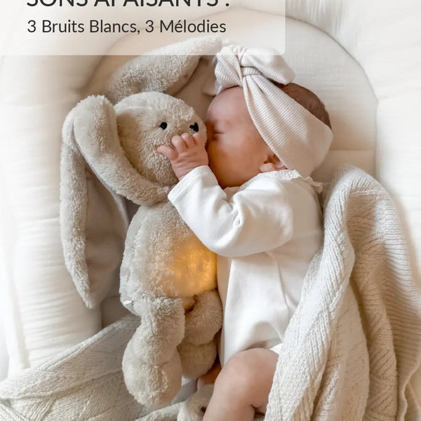 MyHummy Lapin rose 5en1 veilleuse MUHYMMY