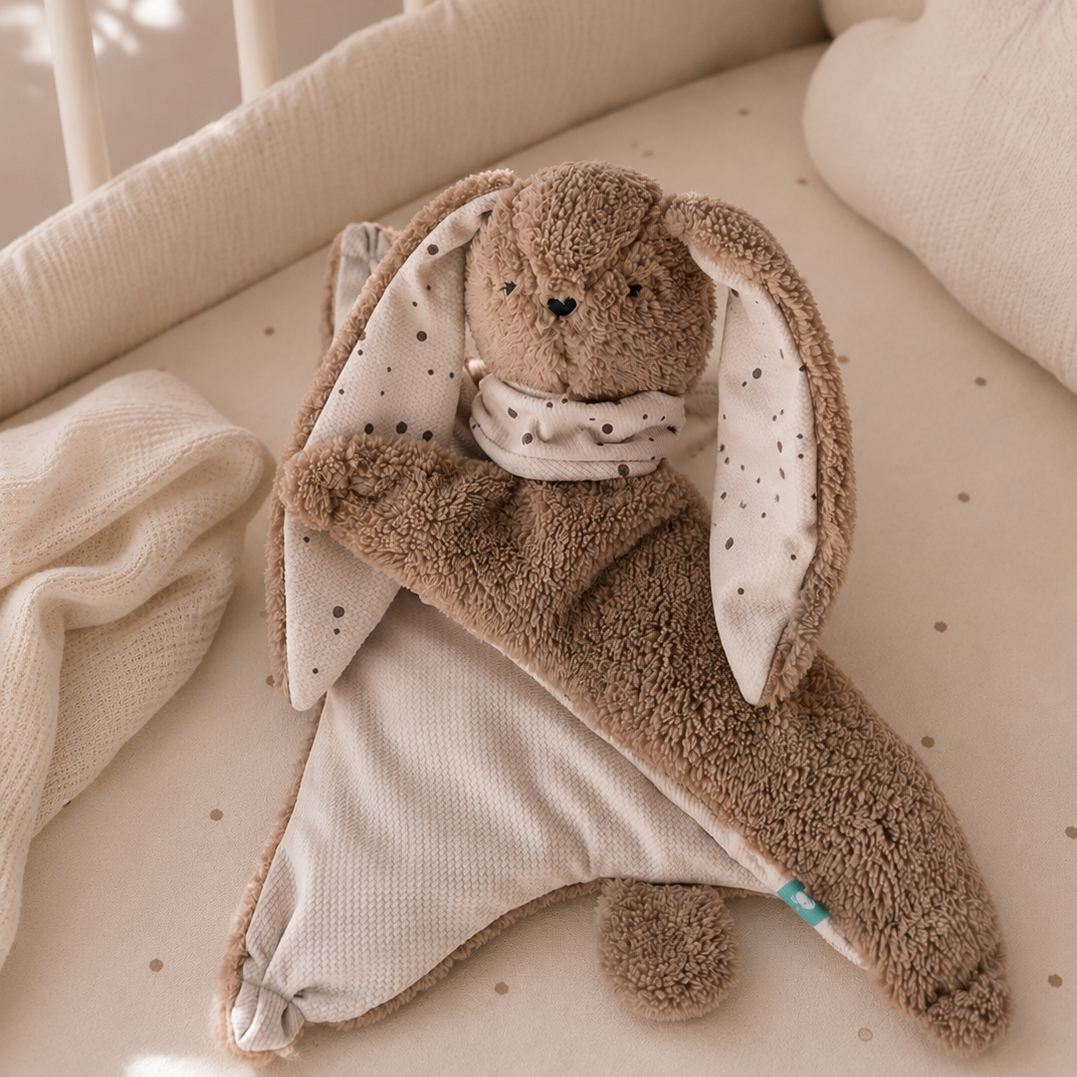 Doudou bouillotte lesté Lapin Marron myHummy myHummy