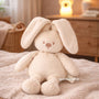 Doudou lapin en peluche 30 cm ultra doux dès la naissance. Peluche rassurante, facile à attraper et lavable en machine.