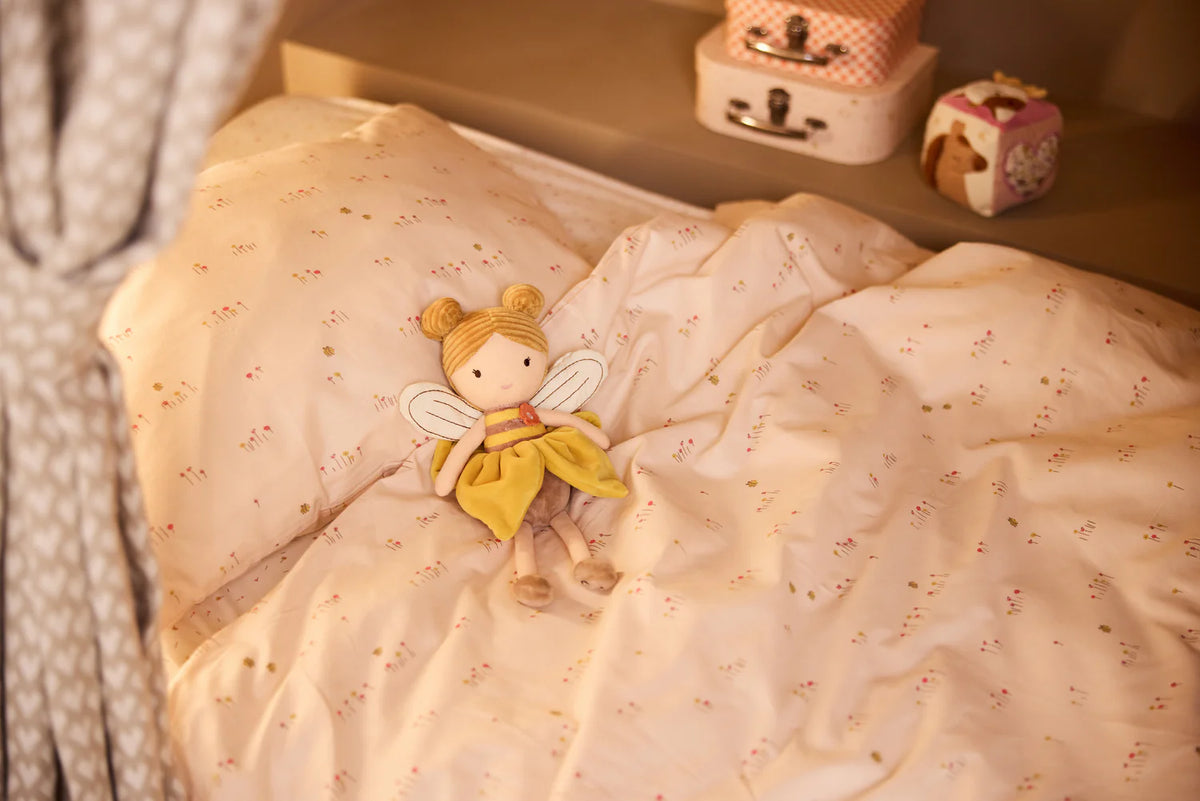 Doudou abeille bébé – peluche douce 32 cm