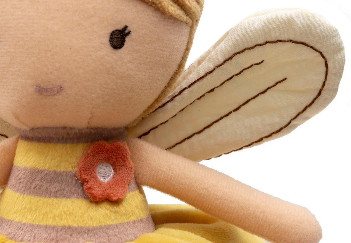Doudou abeille bébé – peluche douce 32 cm