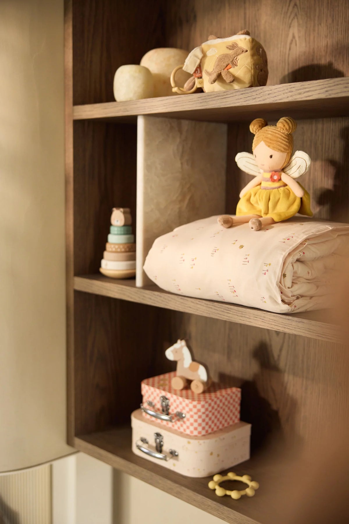Doudou abeille bébé – peluche douce 32 cm
