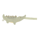 Doudou attache-tétine crocodile en coton bio : l’indispensable pour un bébé rassuré et une tétine toujours à portée.