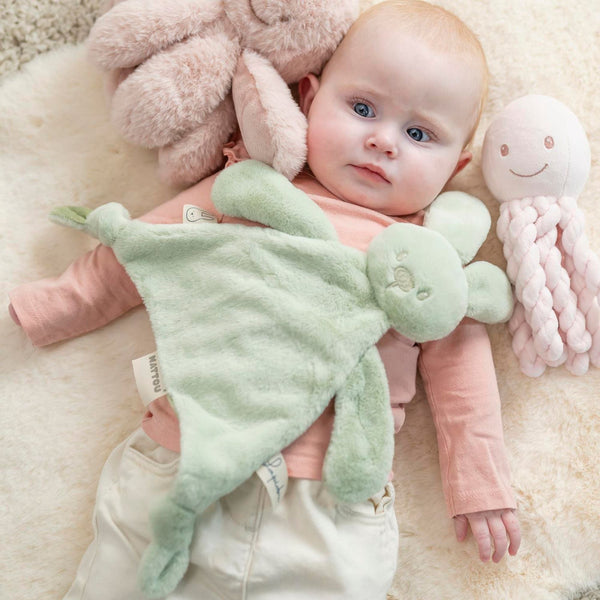 Doudou triangle Lapidou Toudous – Nattou Vert Tilleul NATTOU