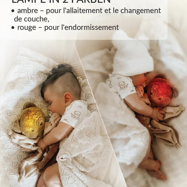 MyHummy Ourson plat Marron 5en1 veilleuse MUHYMMY