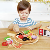 Kit du pizzaïolo enfant – Jeu d’imitation cuisine pizza dès 3 ans HAPE