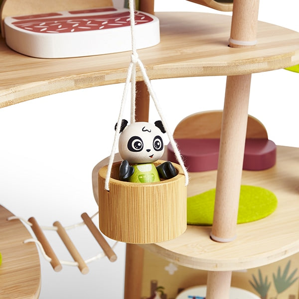Maison en bambou des Pandas