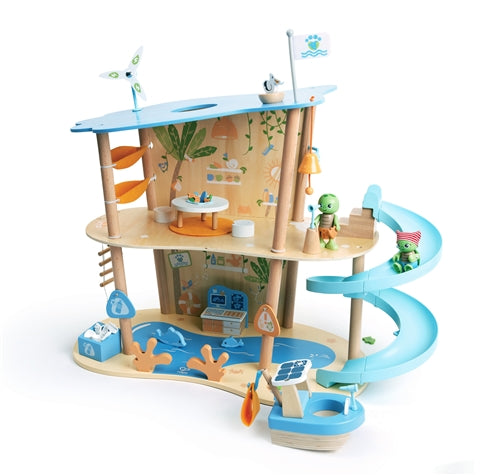 Maison de plage sauvetage des océans