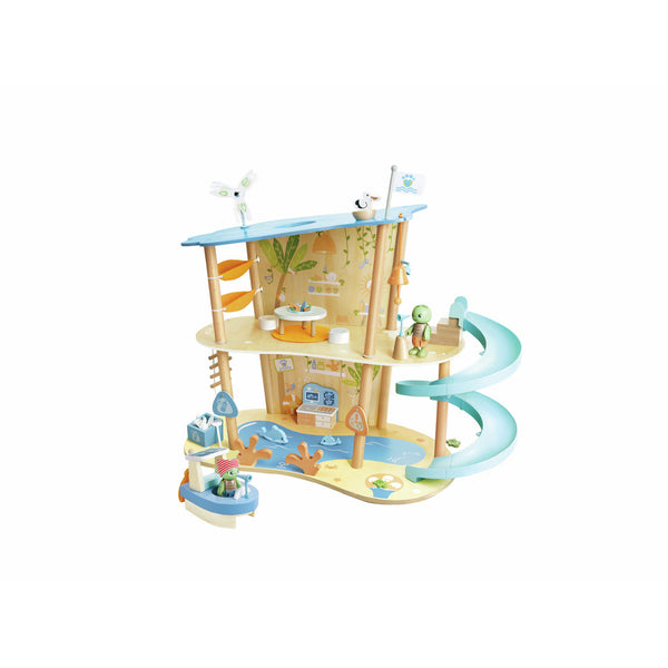 Maison de plage sauvetage des océans