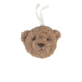 Offrez des nuits sereines à bébé avec la peluche bruit blanc Lou 🐻. Portable et douce, sons apaisants (battements de cœur & bruit blanc), idéale poussette, siège auto & voyages