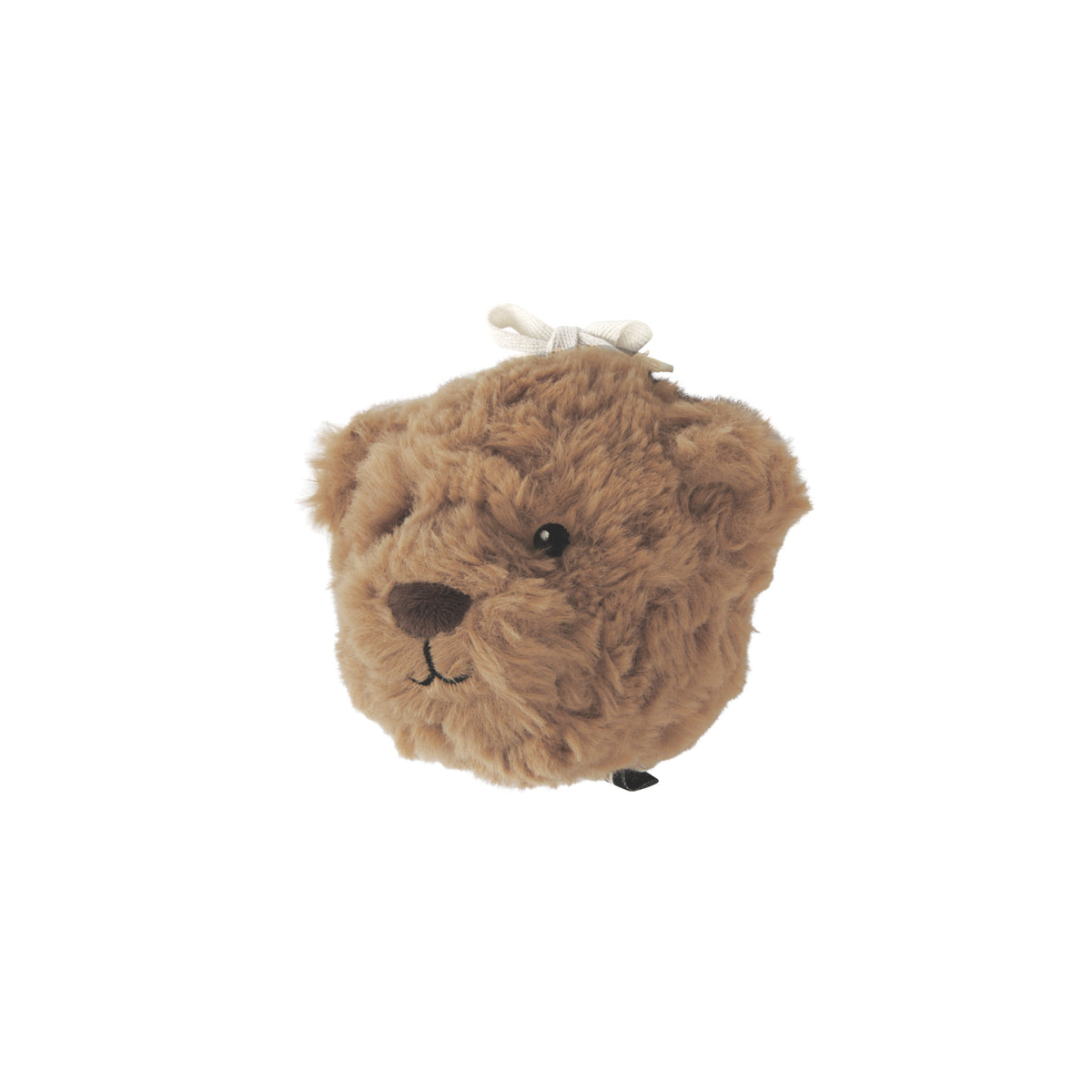 Offrez des nuits sereines à bébé avec la peluche bruit blanc Lou 🐻. Portable et douce, sons apaisants (battements de cœur & bruit blanc), idéale poussette, siège auto & voyages