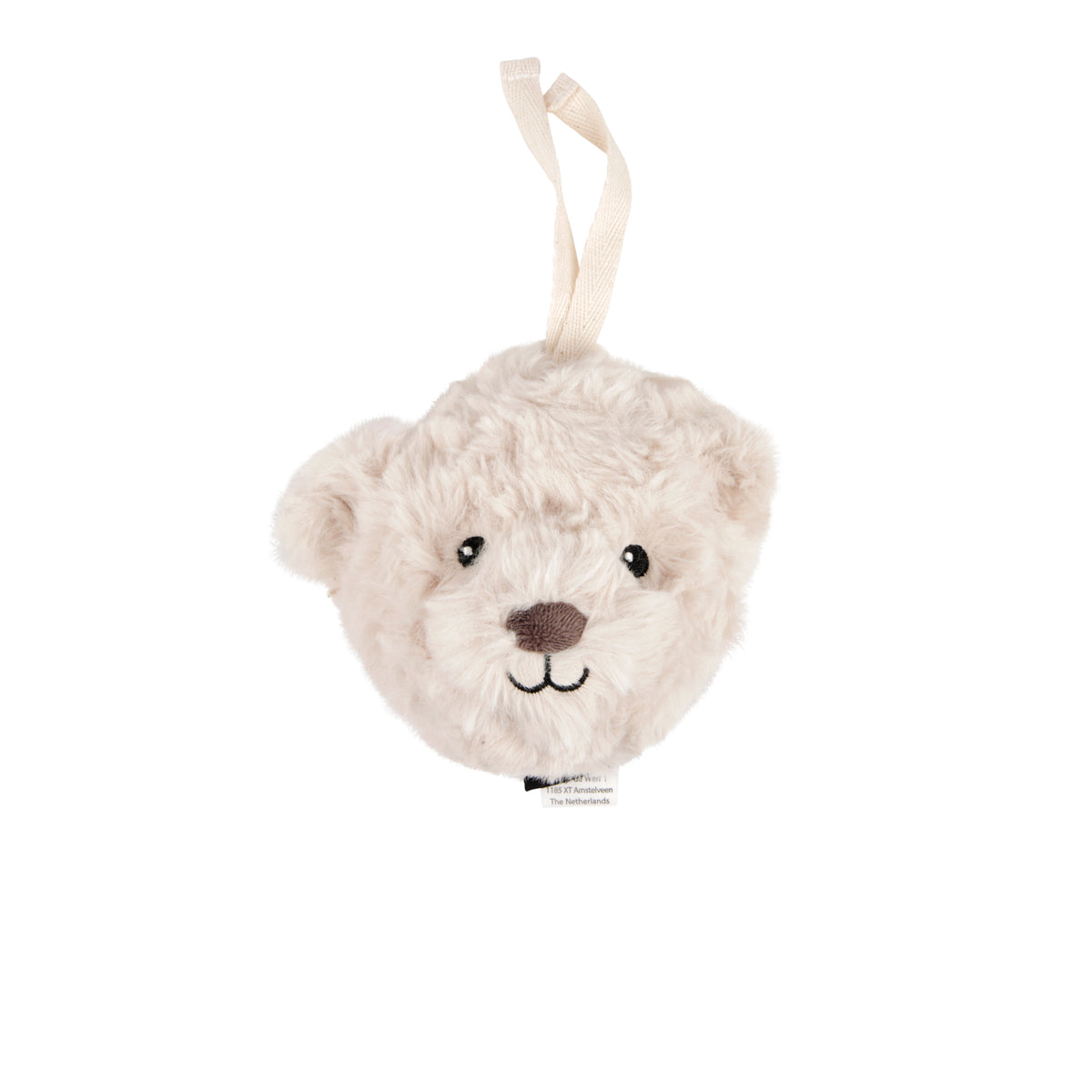 Offrez des nuits sereines à bébé avec la peluche bruit blanc Lou 🐻. Portable et douce, sons apaisants (battements de cœur & bruit blanc), idéale poussette, siège auto & voyages