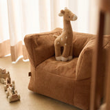 fauteuil bébé marron velours