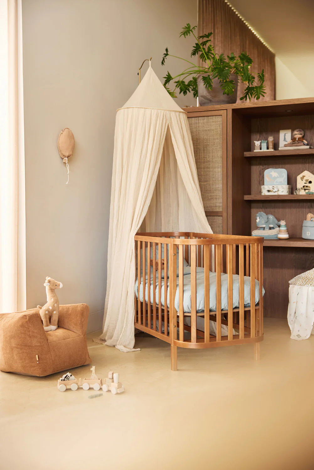 fauteuil bébé marron velours