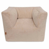fauteuil enfant velours côtelé natural